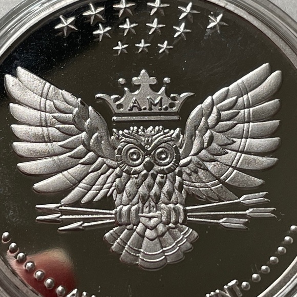Owl & Medusa Silver coin. - Picture 7 of 9